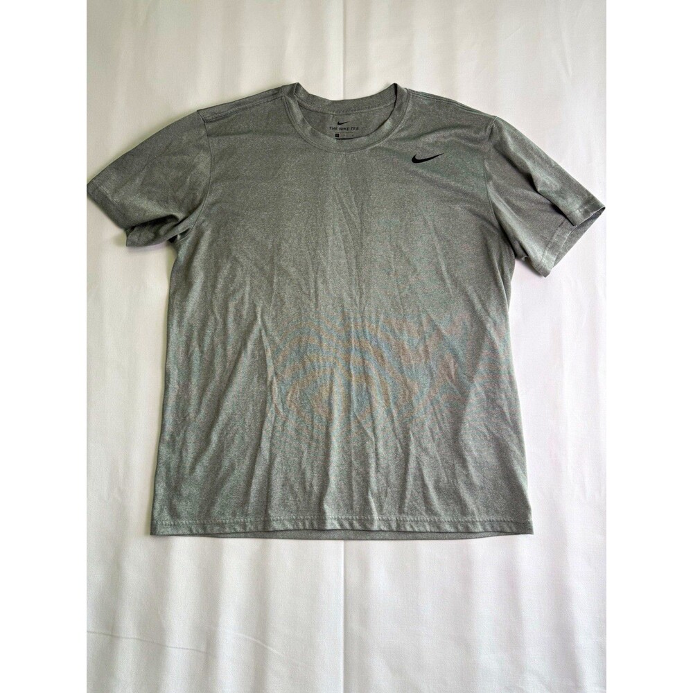 Nike Men's Dri-FIT "The Nike Tee" Gray Crewneck T-Shirt Short Sleeve M